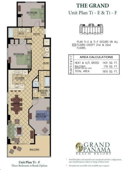 Grand Panama 1-1201 3-Bed Villa Panama City Beach Eksteriør bilde